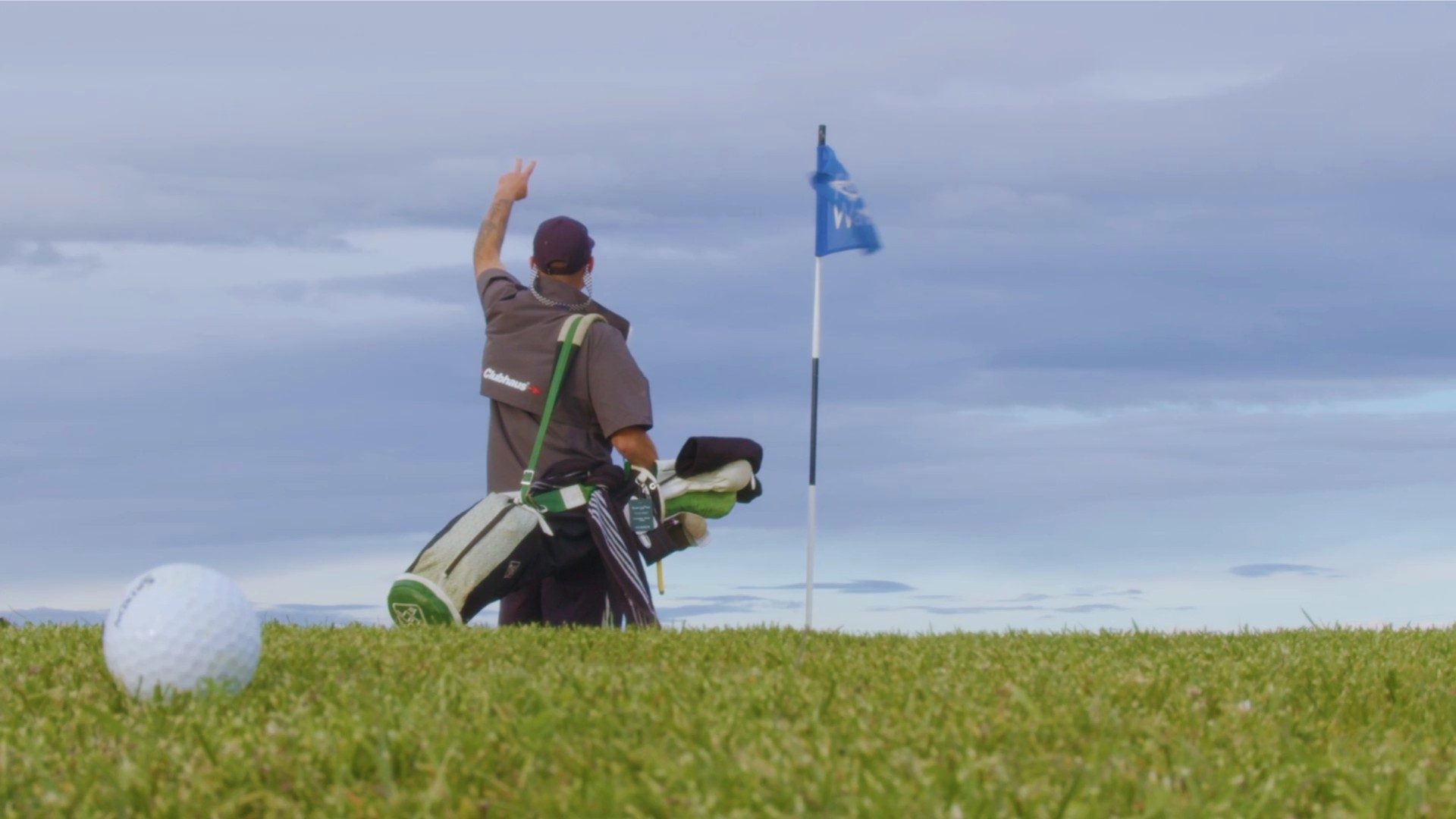 Golfklúbbur Þorlákshafnar — kylfingur við holu
