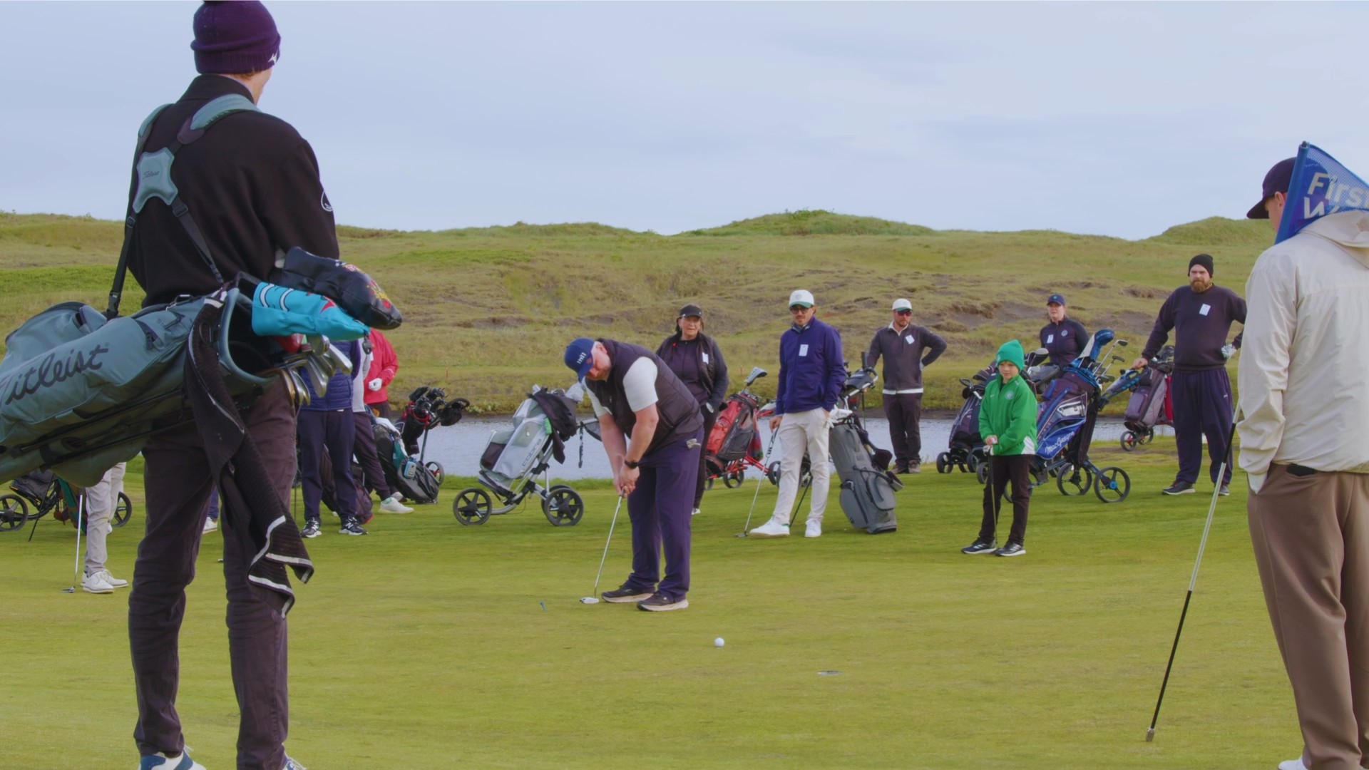 Golfklúbbur Þorlákshafnar — pútt á flötinni